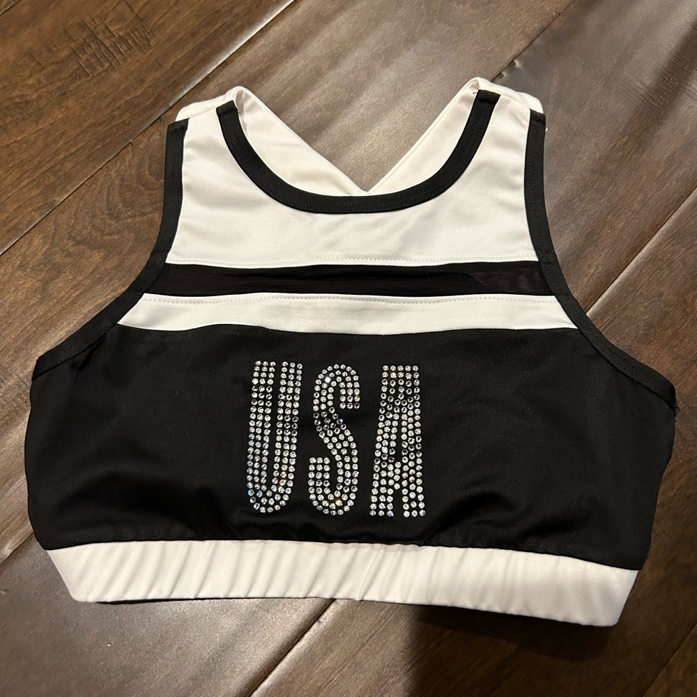Barely worn Varsity “USA” cheerleading sports bra